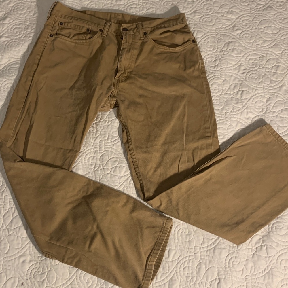 Levi's Men's Tan 505 jeans Size 34/30